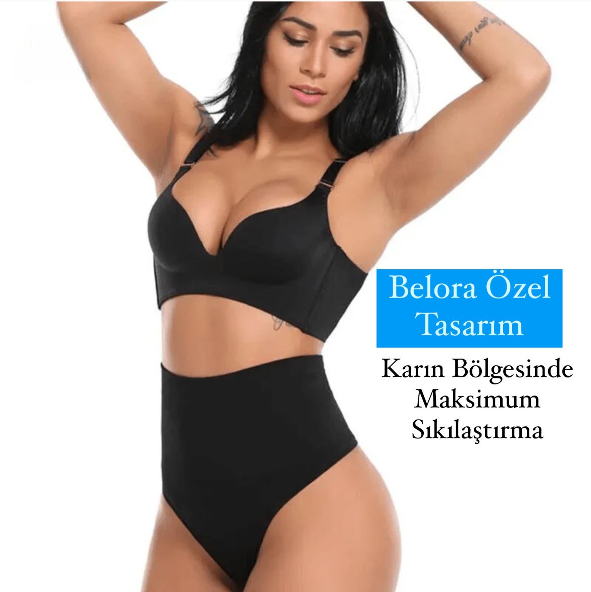 Belora ShapeUp™ Yüksek Bel Karın Toparlayıcı Tanga